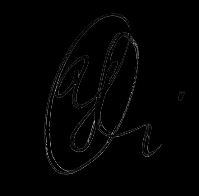 Signature of Yuan Qi